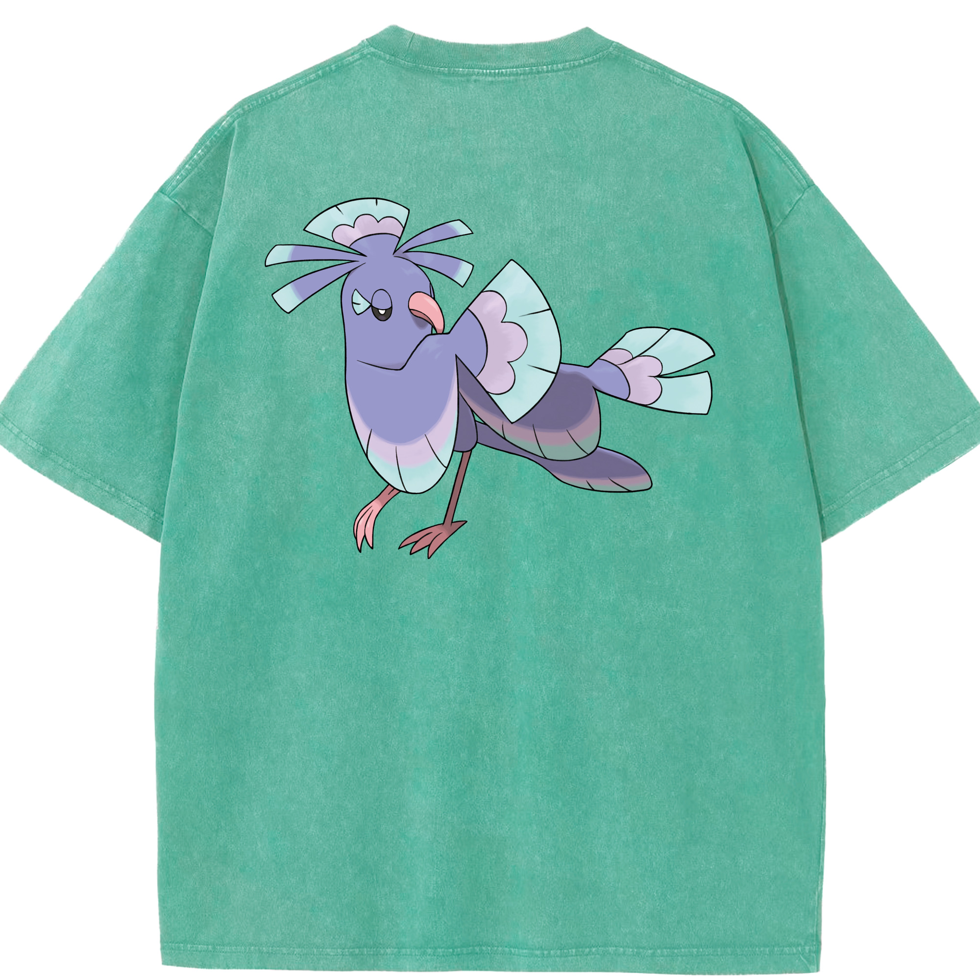 （画像用） ポケットモンスター Pokémon 綿100% ヴィンテージ風 半袖Tシャツ（背面プリント）